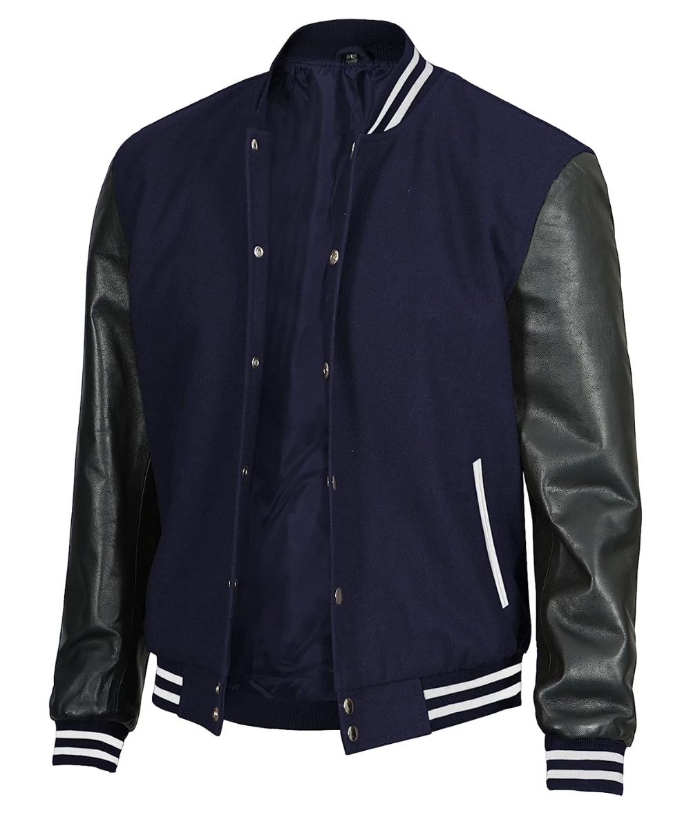 Mens_Wool_Varsity_Jacket_With_Leather_Sleeves - Image 2